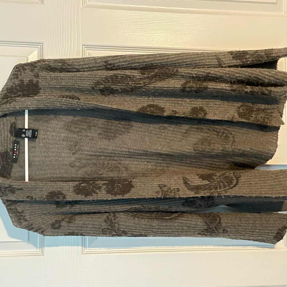 Axcess Brand Belted Cardigan Size XL